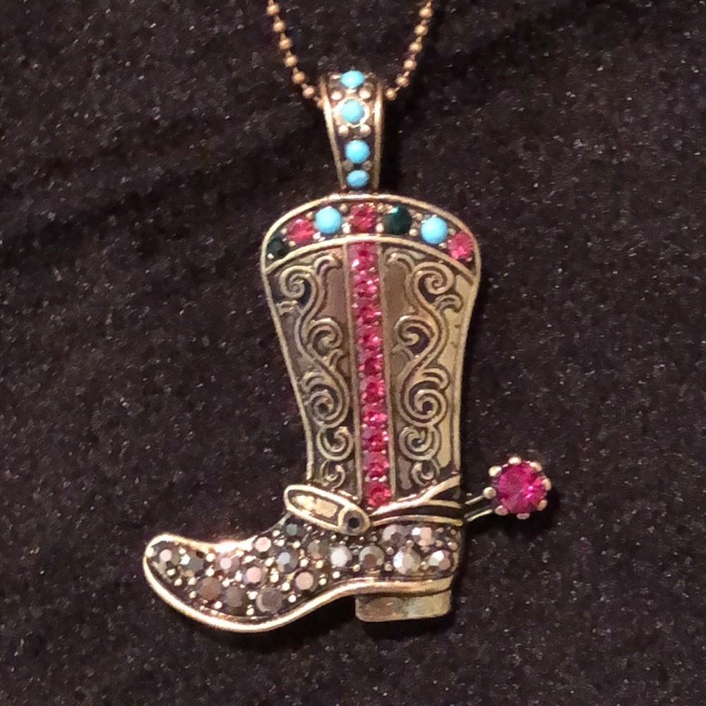 - Country Boot Necklace